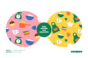 Kids Baking Clipart, Cards, Patterns, a Food Illustration by Ejevyaka (Thumbnail 5 of 6)