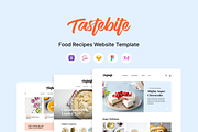 Tastebite - Food Recipes Template, a HTML Template by Fabrx Design (Thumbnail 1 of 6)