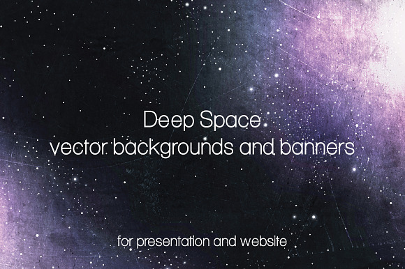 Deep Space backgrounds and banners preview 7