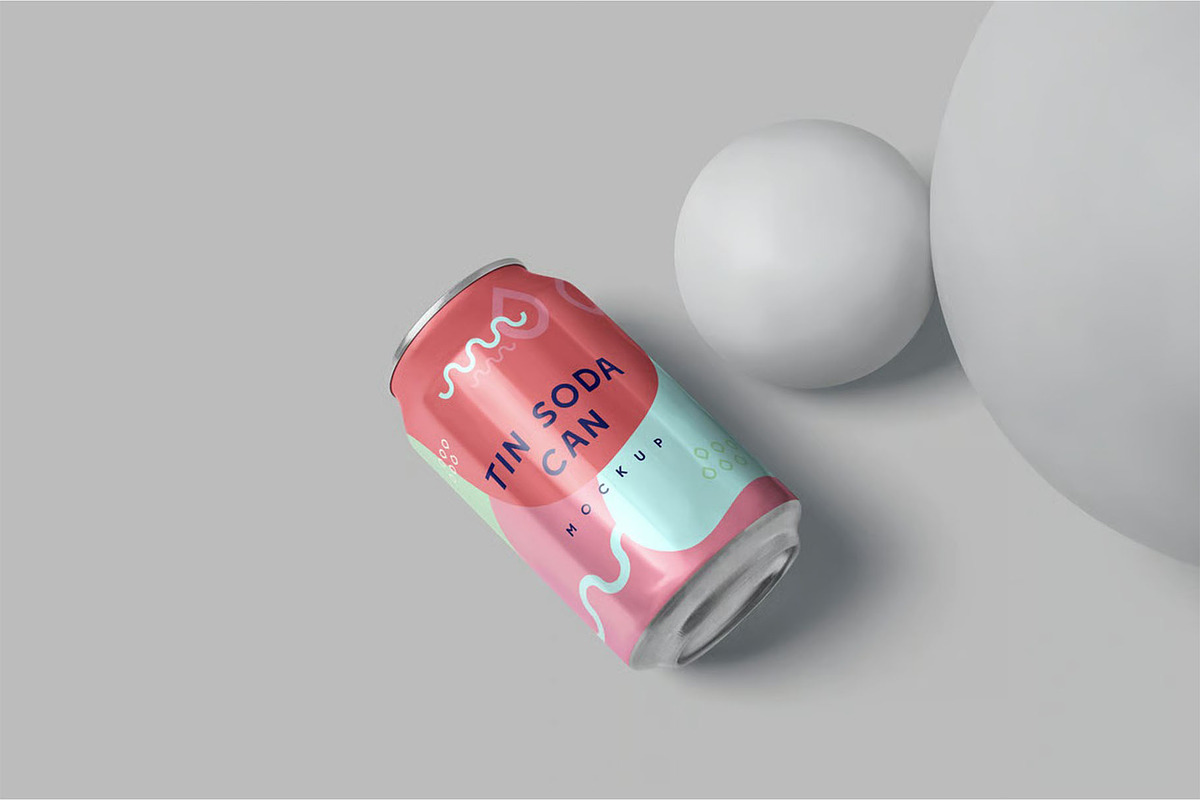 Round Tin Soda Can Mockups, a Product Mockup by megostudi0 (Photo 5 of 7)