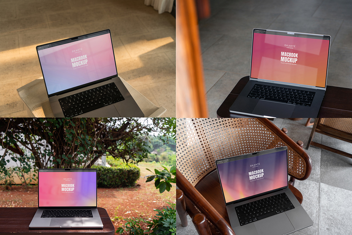 MacBook Mockups Vacation Mood, a Mac Mockup by Dikarte.Store (Photo 10 of 11)