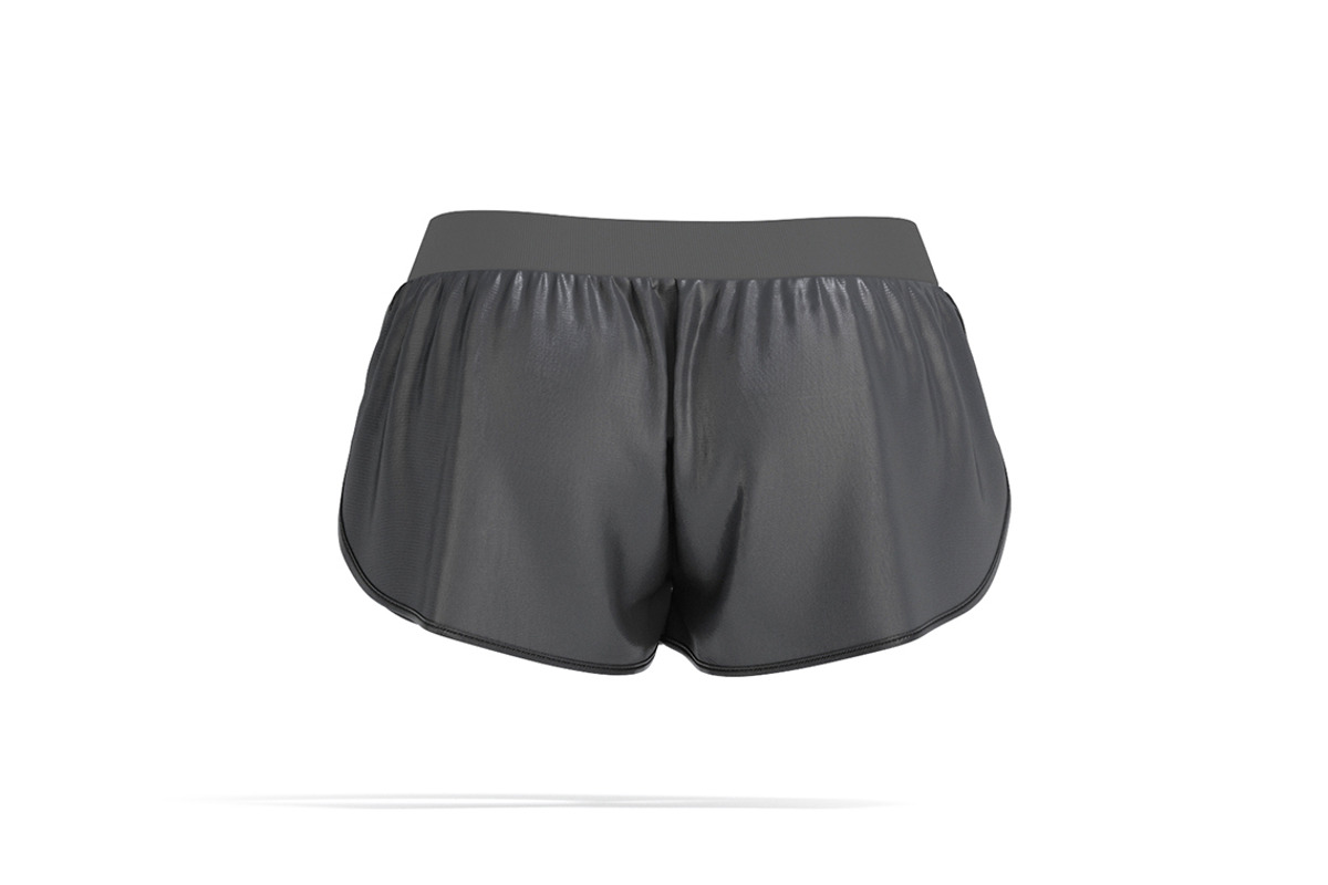 Black Women Sport Shorts 3D Model, an Object 3D Model by rebrandy (Photo 3 of 9)