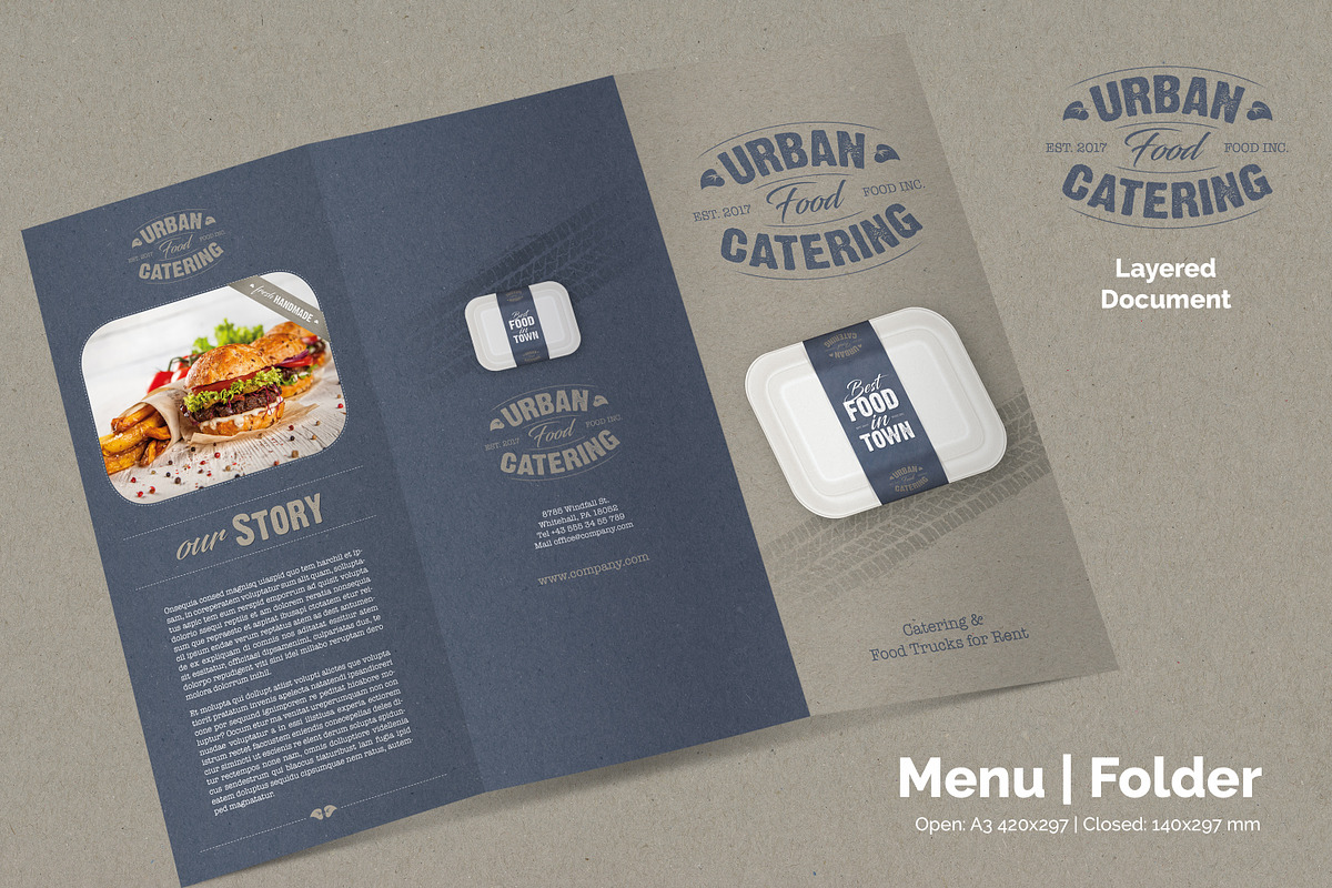 Brand Pack - Urban Food Catering, a Branding & Logo Template by easytemplates.store (Photo 4 of 9)