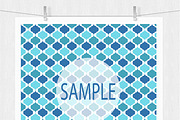 Digital Paper - Blue Patterns, a Pattern Graphic by Leska's Digitals (Thumbnail 8 of 8)