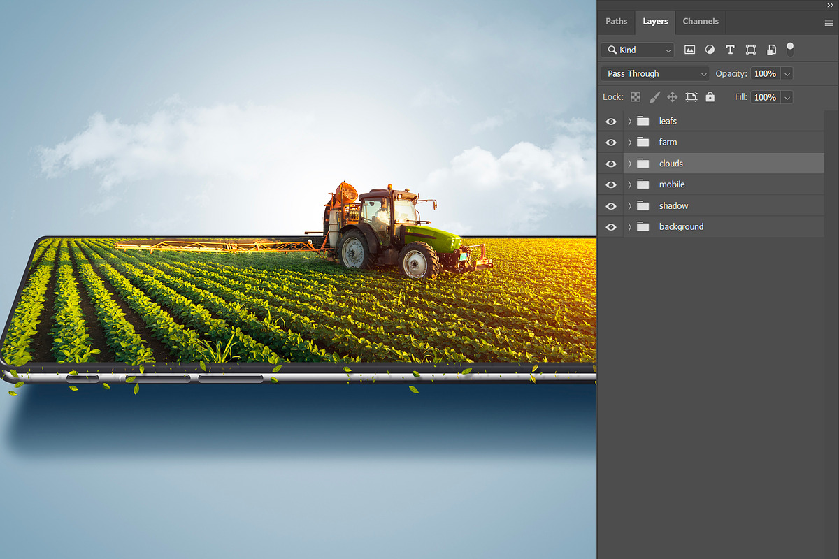 Digital or online farming concept, a Food Illustration by Nomad (Photo 4 of 4)