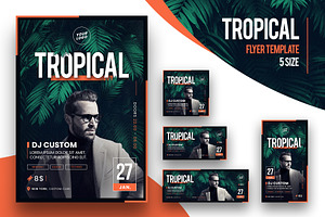 Tropical Party Flyer Template