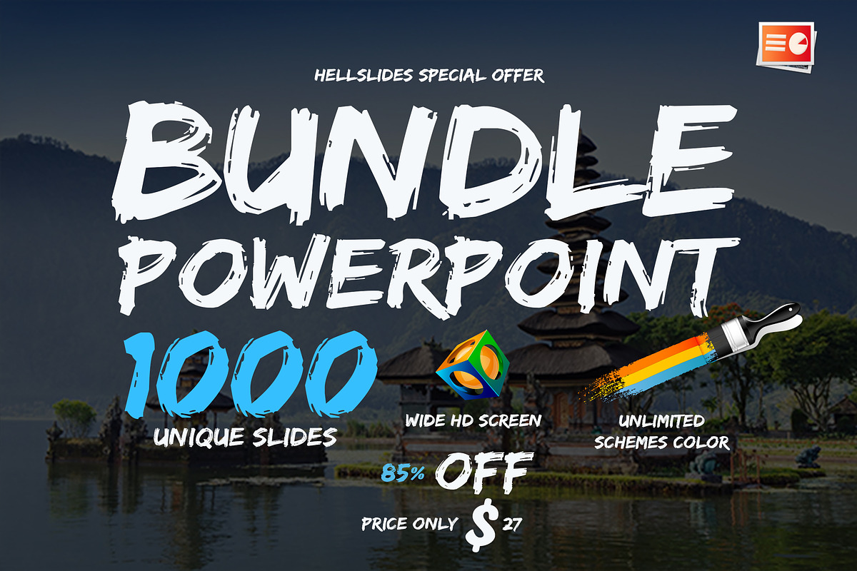 EXTRA BUNDLE | Powerpoint Templates, a Presentation Template by DesignCorner (Photo 1 of 3)