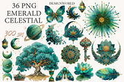 Emerald Celestial Collection, an Illustration by Designworld (Thumbnail 1 of 10)