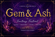 Diamond Well Hand-Drawn Fantasy Font, a Handwritten Font by Letterhanna Studio (Thumbnail 8 of 9)
