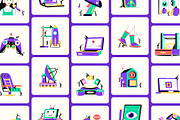 Animated Technology and Innovation, a Technology Illustration by Brickclay (Thumbnail 3 of 5)
