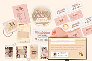 Retro Collage Branding Starter Kit, a Social Media Template by Hell Yeah Designs (Thumbnail 2 of 22)