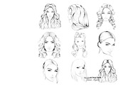 Photoshop face stamps brushes, a Brush Add-On by MajorArtTm (Thumbnail 3 of 3)