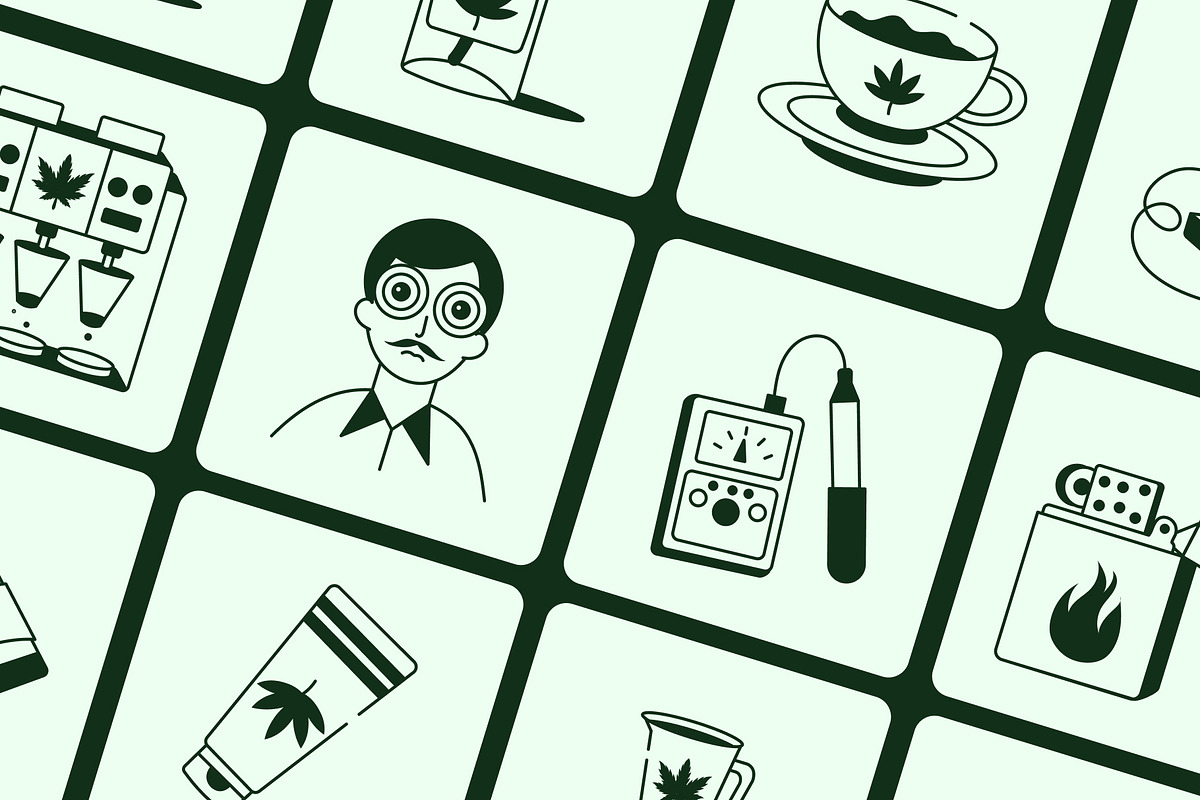 Animated Weed Drawing Illustration, a Person Illustration by Vectors Market (Photo 4 of 5)