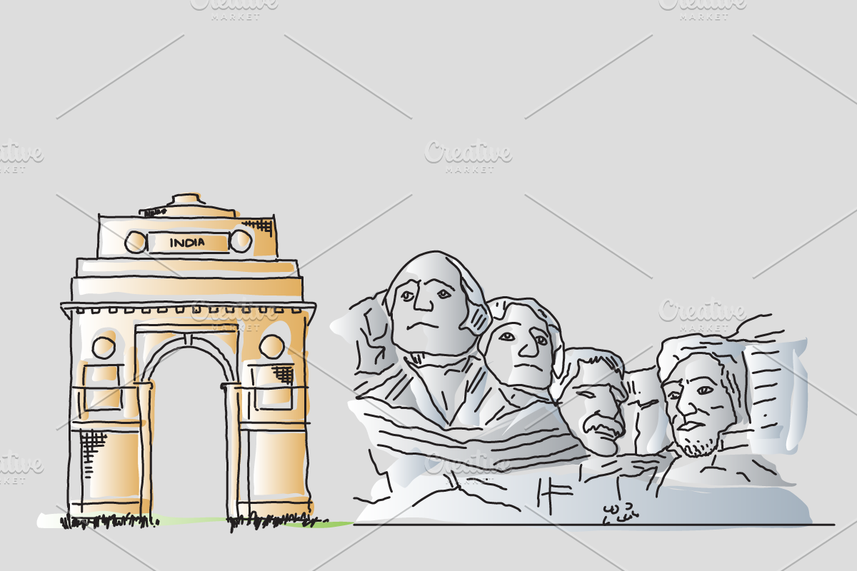27 Landmarks, an Illustration by Jadugar Design Studio (Photo 8 of 13)