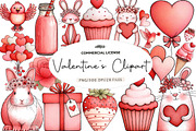 valentine's Sublimation clipart, an Illustration by CreationArt (Thumbnail 1 of 6)