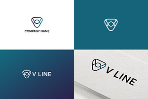 Simple Logo Design for Letter V