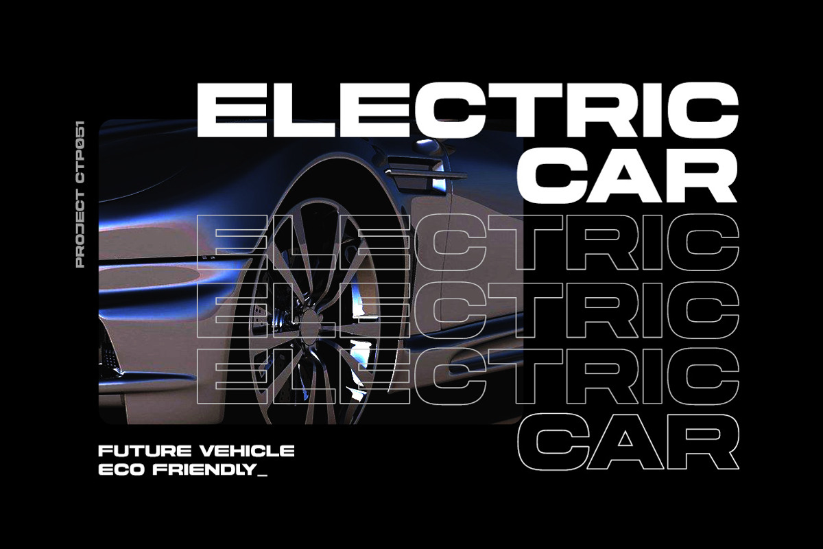 Cyberion - Futuristic Tech Font, a Font by Letterhend Studio (Photo 8 of 9)