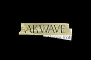 Akwave | Wavy Sans Serif Font, a Handwritten Font by Nol 3 Studio (Thumbnail 9 of 9)