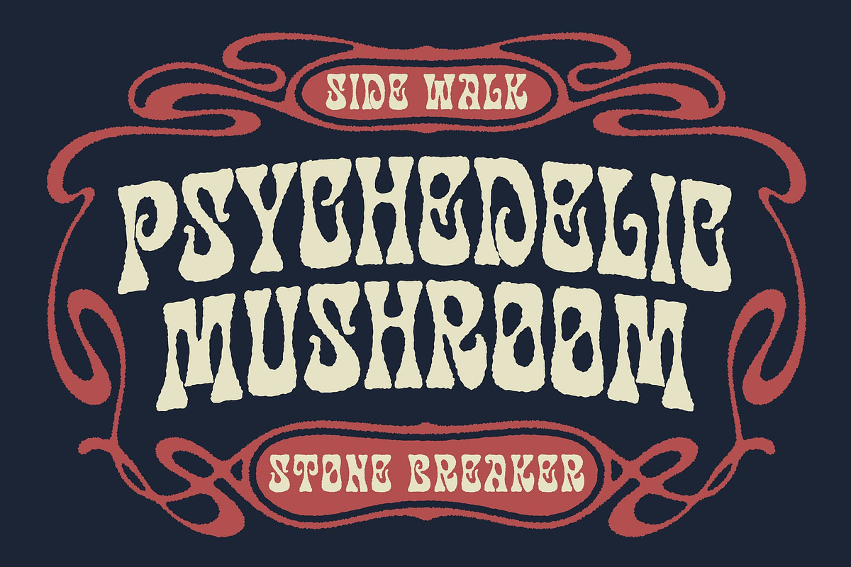 Disco Paradise – a Psychedelic Font, a Slab Serif Font by Blankids Studio (Photo 5 of 10)