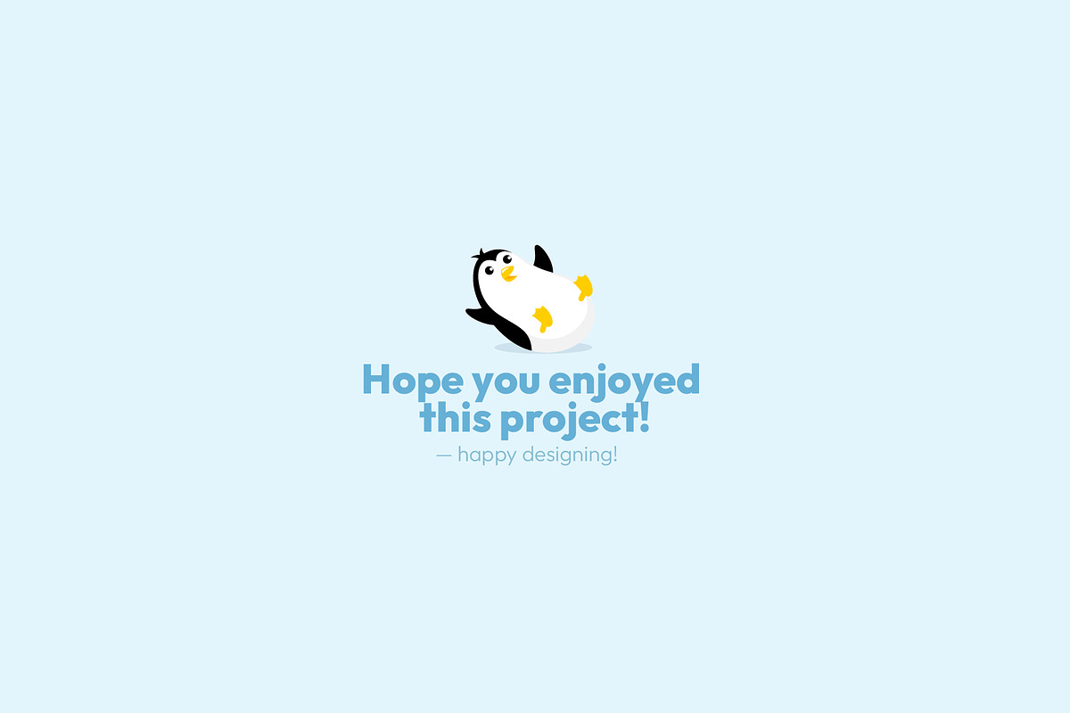 Cute Penguin Illustrations, an Illustration by Ilia Design (Photo 6 of 6)