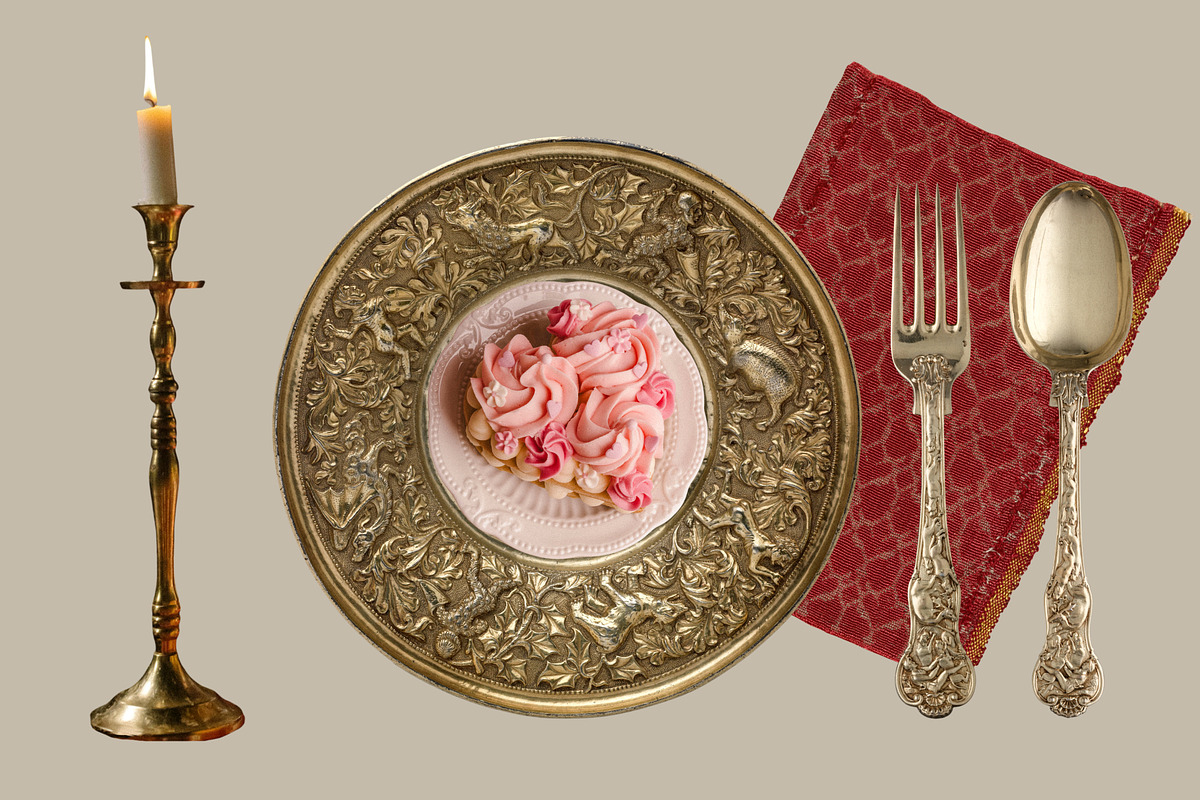 VINTAGE Tea Room Collage, an Object Graphic by Anzhelika (Photo 5 of 11)