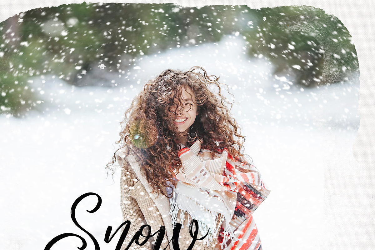 50 Snow Photo Overlays preview 6