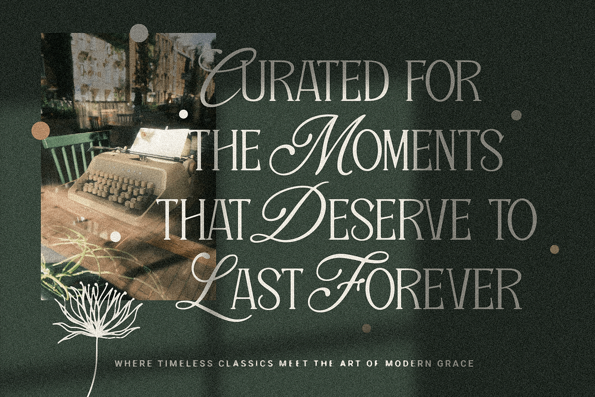 Seville Milano - Timeless Editorial, a Script Font by Tyasify (Photo 2 of 10)
