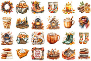 Cozy Autumn Sublimation Clipart, an Illustration by Sublimation Artist (Thumbnail 2 of 6)