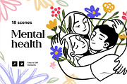 Amazing set of mental health pics, a Person Illustration by StonePic (Thumbnail 1 of 3)