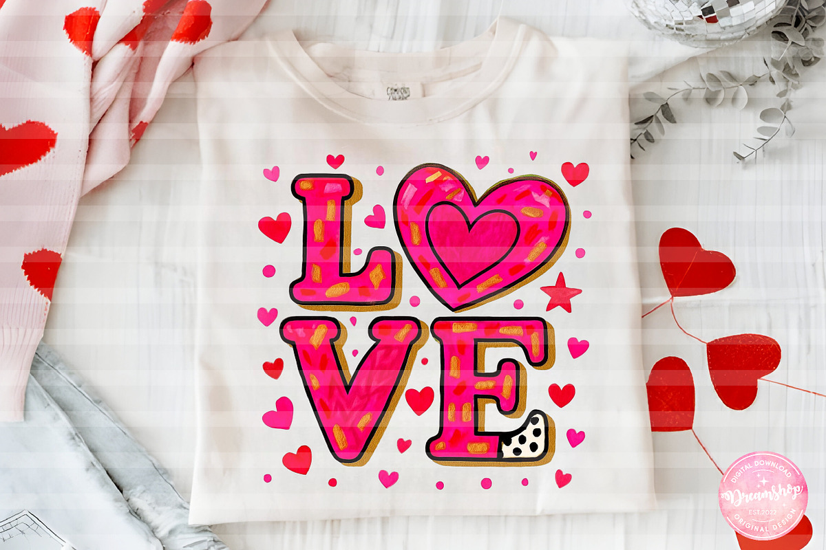 Coquette Love Valentines Day PNG, an Illustration by CreationArt (Photo 3 of 6)