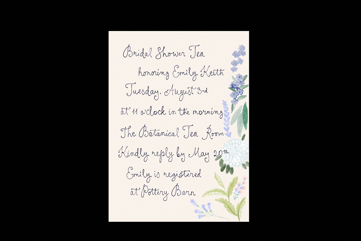 Little Garden Stories, a Script Font by PeachCreme (Photo 6 of 11)