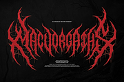 Night Corvian | Black Metal Font, a Blackletter Font by Denustudios (Thumbnail 4 of 12)