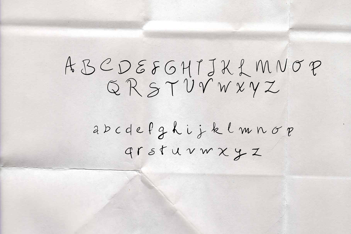 Solitude Handwritten Font preview 3