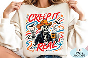 Halloween Skeleton Creep It Real PNG, a Seasonal Illustration by Daily.Designs (Thumbnail 2 of 5)