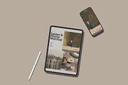 ipad Pro and iphone 16 Mockup, an iPad Mockup by Bangdastudio (Thumbnail 6 of 11)
