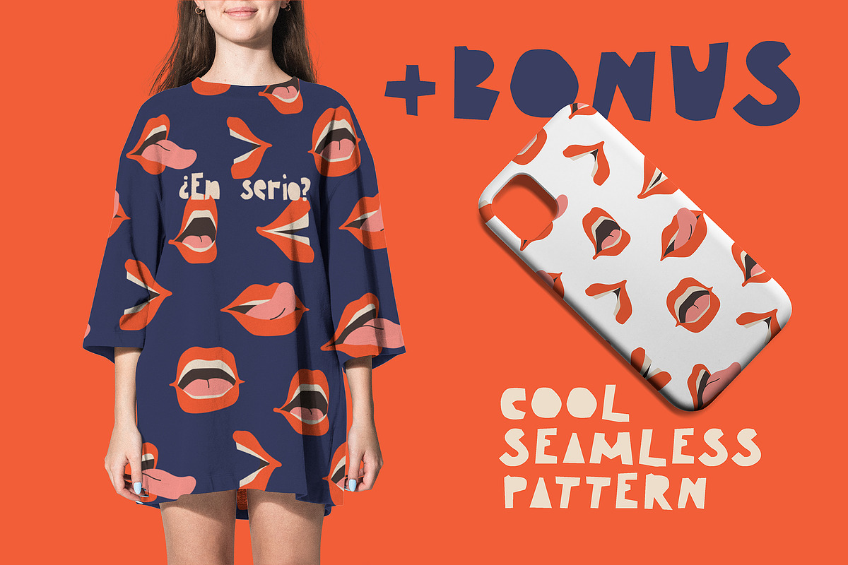 Open Mouth Font, a Sans Serif Font by Popova (Photo 7 of 8)
