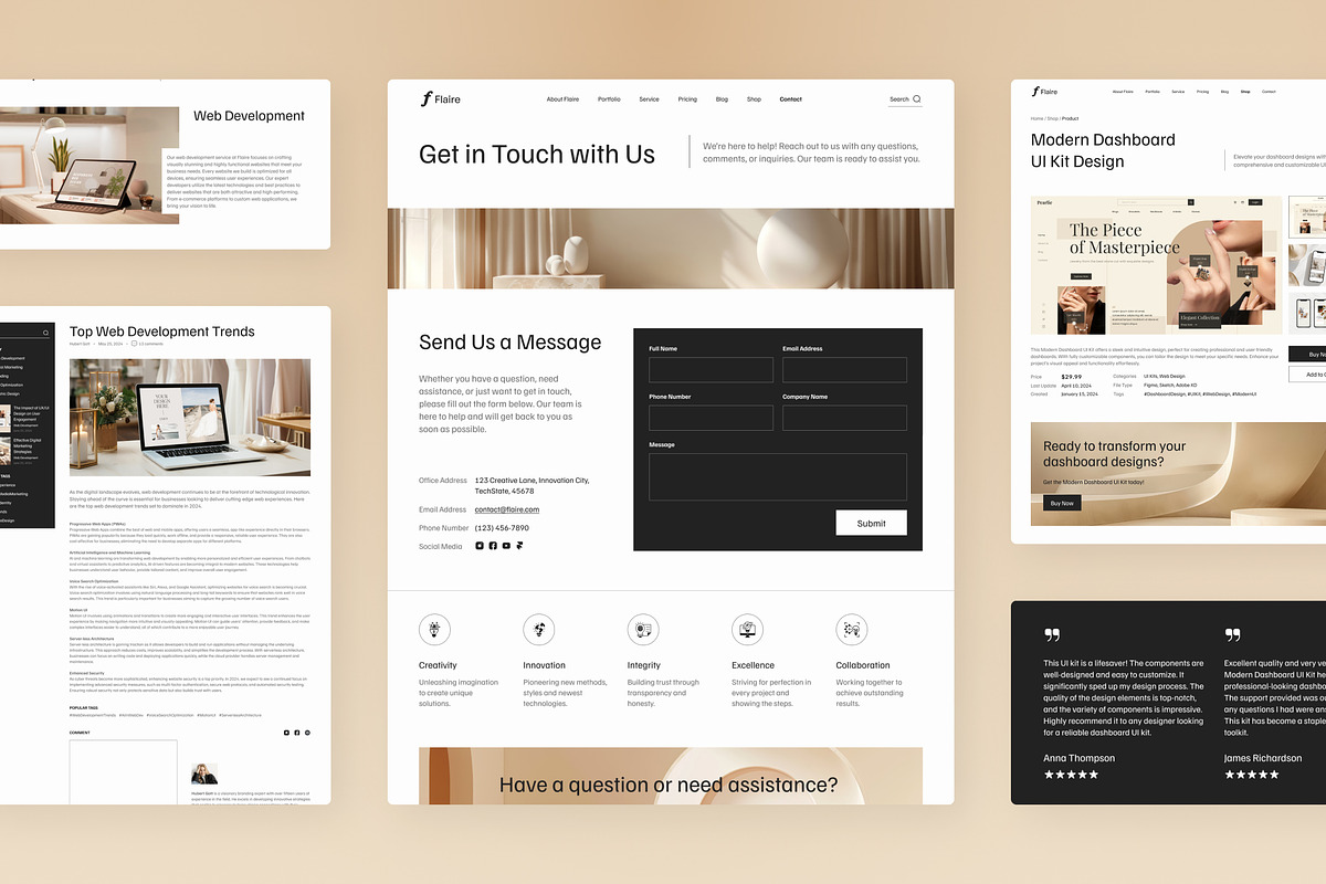 Creative Digital Agency Website, an UI Kit Template by peterdraw (Photo 6 of 7)