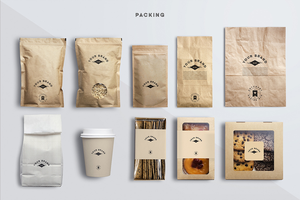 Eco Food Packaging Mockup Creator, a Packaging Mockup by Artcoast Std. (Photo 8 of 17)