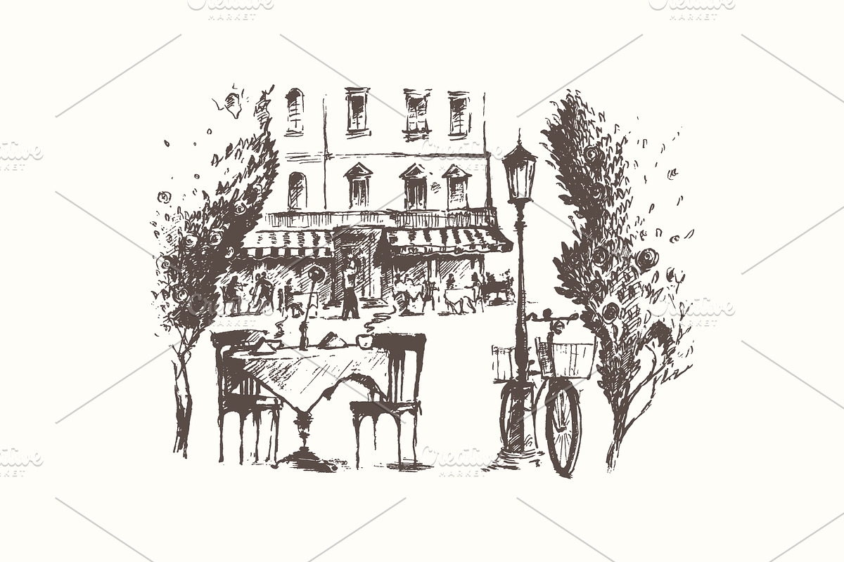 Streets of Paris, France, an Illustration by TheMountBirdStudio (Photo 2 of 2)