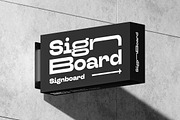 Signboard Horizontal Mock-up, an Advertising Mockup by Yogurt86 (Thumbnail 4 of 13)