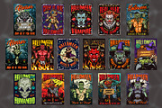 Spooky Halloween Poster Collection, a Poster Template by DGIM studio (Thumbnail 3 of 7)