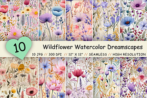 Wildflower Seamless Floral Pattern