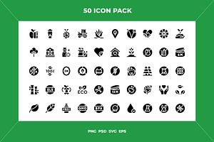 Eco friendly product icons, an Outline Icon by Wencory