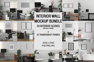 WAll Frame Mockup Bundle V4