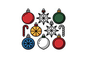 Colorful Christmas Ornament Pattern, a Graphic by yasushie (Thumbnail 16 of 16)