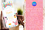 Animated Digital Birthday Invitation, a Presentation Template by katyhappyplanner (Thumbnail 3 of 3)