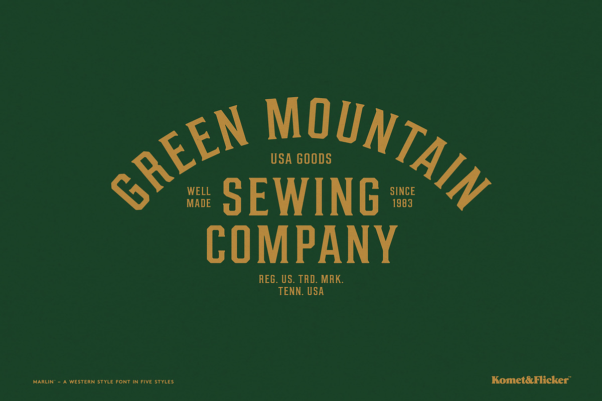 MARLIN - A Western Style Font, a Serif Font by Komet & Flicker (Photo 9 of 15)