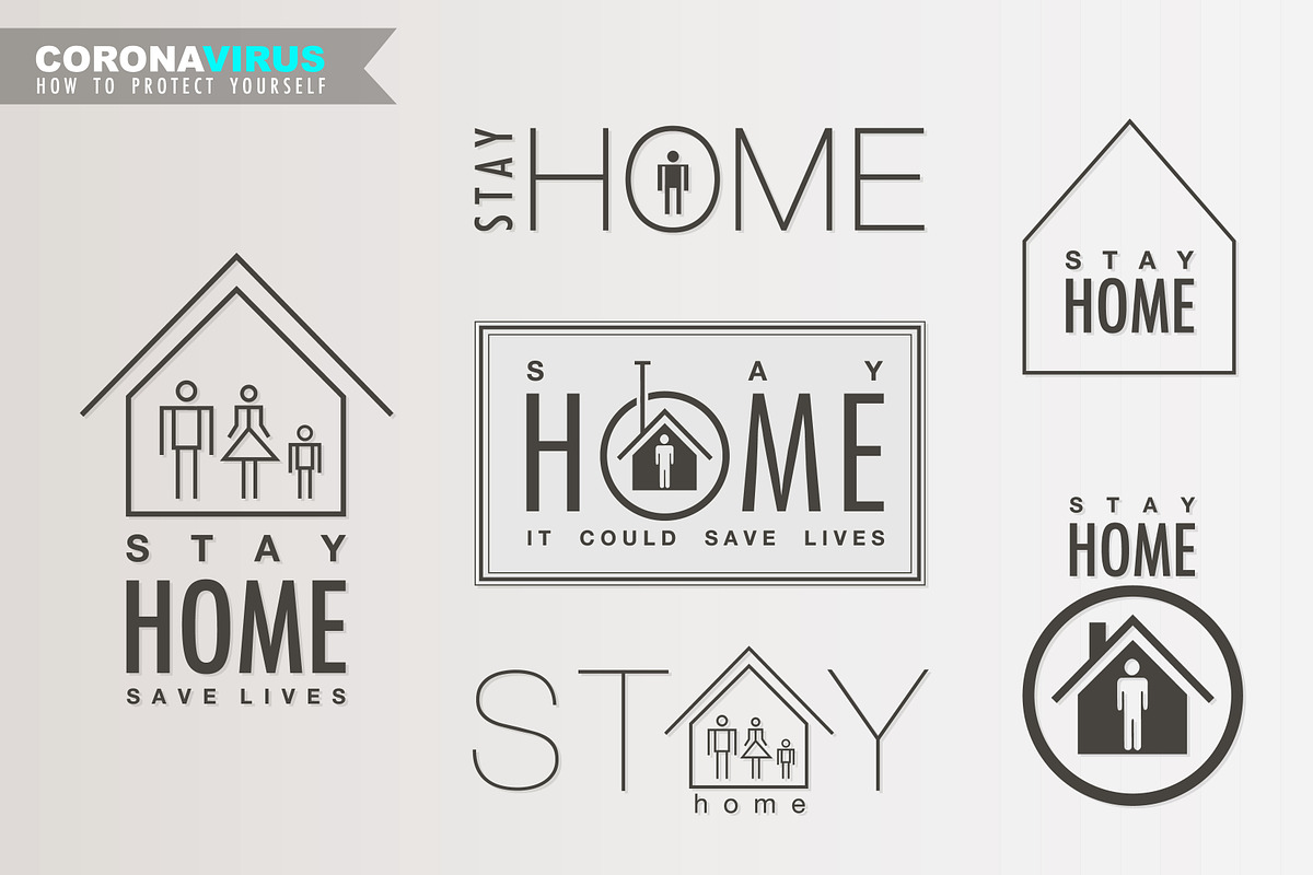 Stay Home in the time of coronavirus, a Healthcare Illustration by Vector Maker
