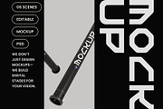 Steel Straight Pipe Mockup, a Household Mockup by hiddemaru (Thumbnail 4 of 4)