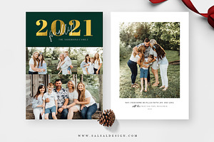 Christmas Card Template CD194